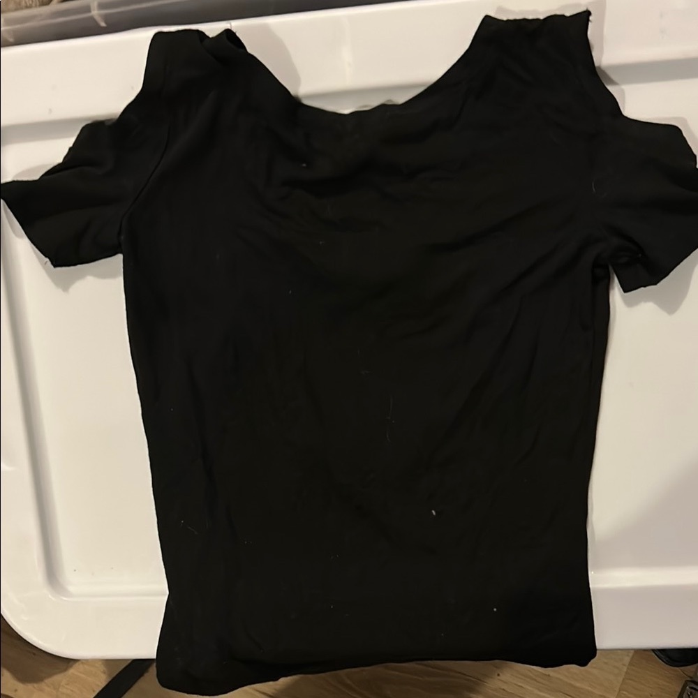 Black Heart Embroidered Girls Top - Picture 4 of 5